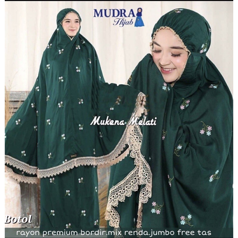 MUKENA MELATI >> MUKENA JUMBO >> MUKENA RAYON PREMIUM MIX BORDIR