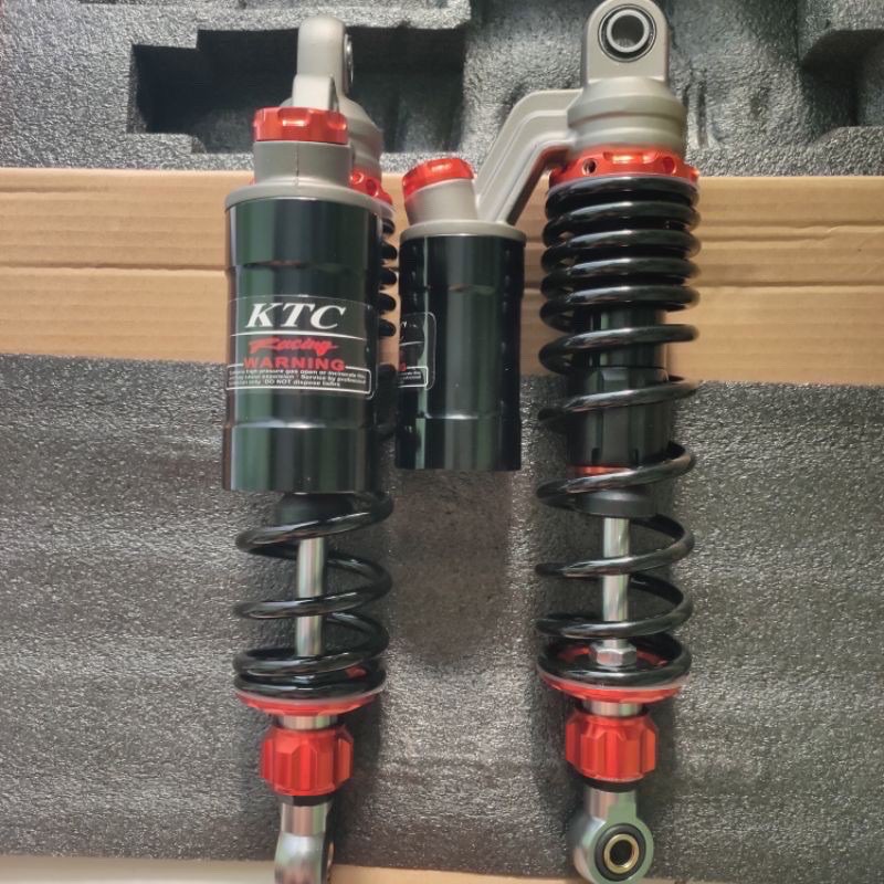 SHOCKBREAKER TABUNG KTC EXTREM  ATAS BELAKANG 280/320/340 JUPITER.VEGA ZR.FIZR rx king-KTC GREY