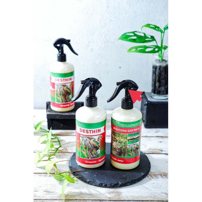 Desthin obat hama tanaman ulat, kutu putih, jamur, hama daun, ulat bulu, kaki seribu, pembasmi hama