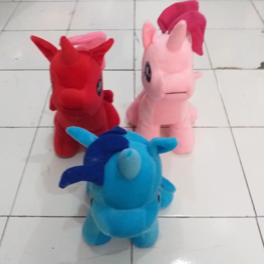 Boneka Kuda Poni Kuda Unicorn Kuda Little Pony Panjang 30 cm/LUCU BANGET