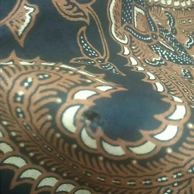 Bswart Batik Hrb026 Kenongo Hem Pendek Padi Pekalongan M L Xl Batik Pria Murah Modern Grosir Ecer
