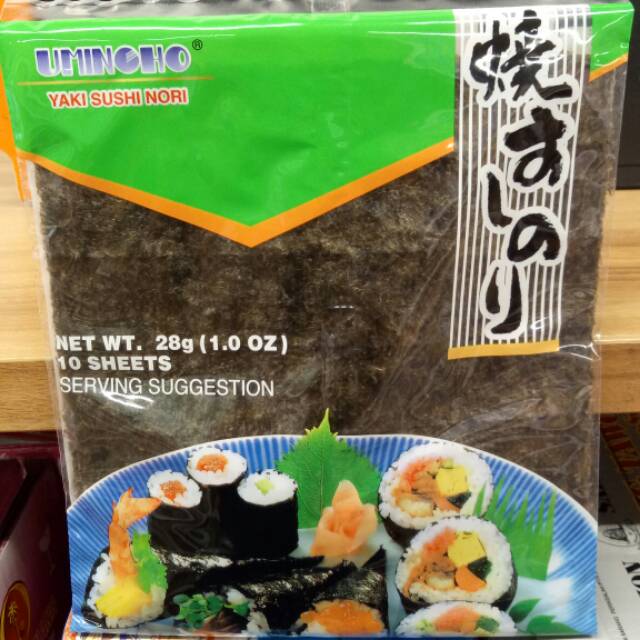 

SUSHI NORI UMINOHO ISI 10 SHEET