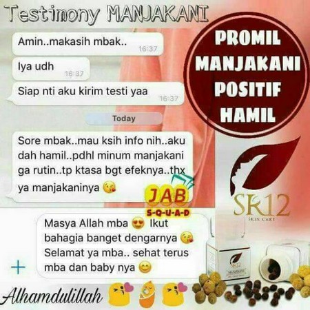 MANJAKANI SR12 / PROMIL / OBAT KEPUTIHAN / HERBAL KEWANITAAN / MANJA SR12 / OBAT KISTA