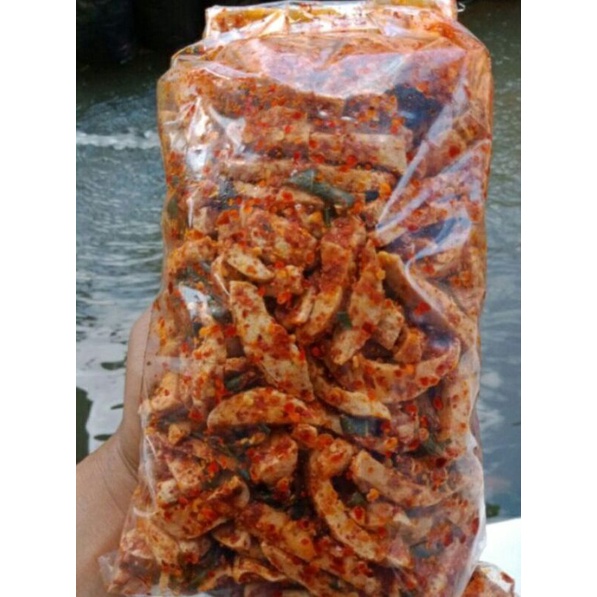 

Basreng pedas daun jeruk