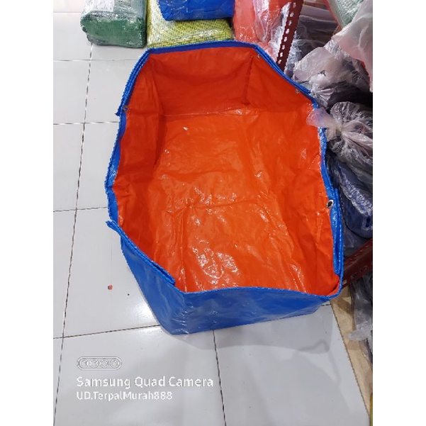 Terpal kolam A5 1x0,50x0,25 UK KOTOR dan UK NETT/Terpal kotak/Terpal ikan cupang Terpal kotak kecil