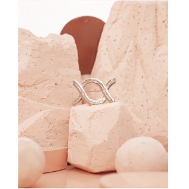 Monogram Brooch Wearing Klamby