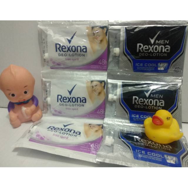 Rexona dan Nivea deo-lotion 9gr women/men