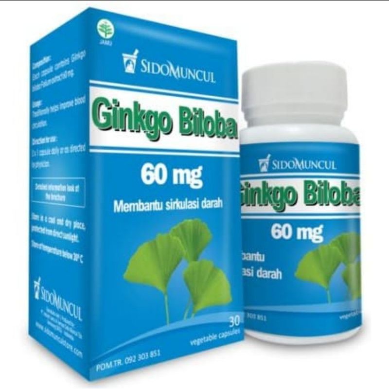 kapsul Ginkgo biloba sidomuncul