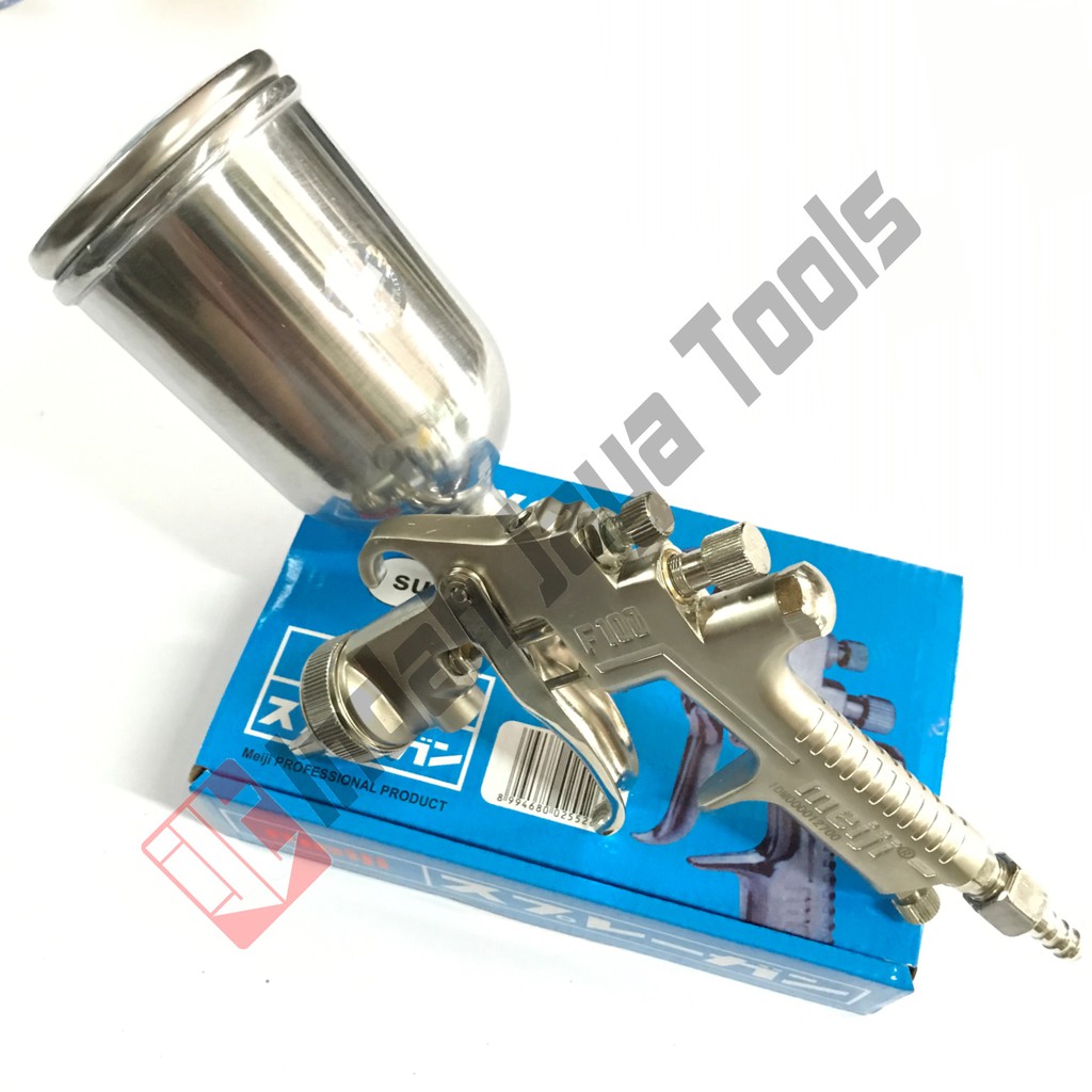 Spray Gun MEIJI F100 / F 100 Tabung Atas Taiwan