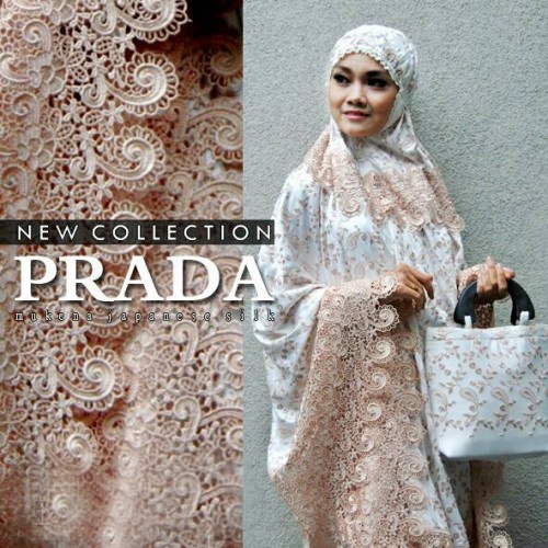 Bestseller Fashion Mukena Dewasa Kartika Katun Foil - Putih Milo -Mukena Prada Sutra - Best Seller