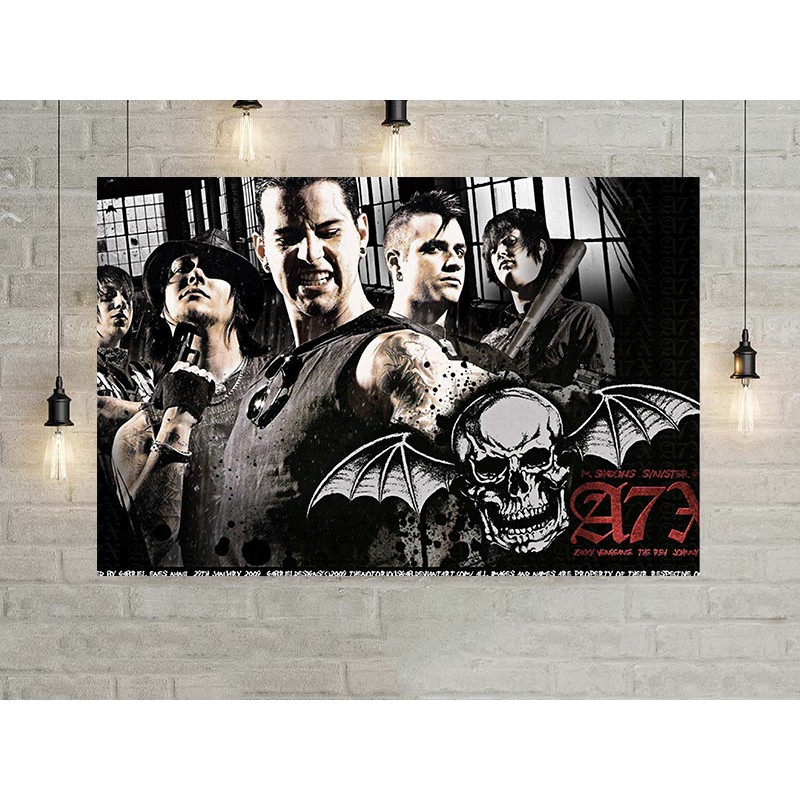 Poster Band Avenged Sevenfold Ukuran A3/Wall Decor Avenged Sevenfold/Poster Band Avenged Sevenfold