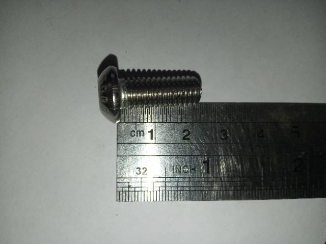 Button L M8 X 20 (2cm) stainless 304