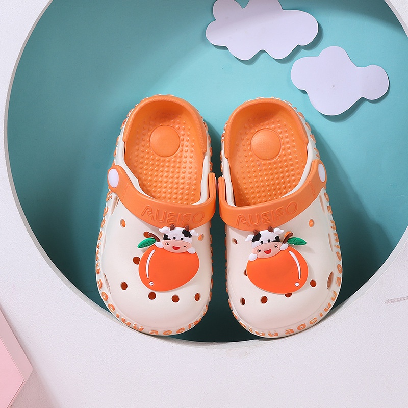 LittleAaron ZOO&amp;FRUIT PAO2 anak Sandal slop anak laki perempuan cewek import Sport Termurah Sendal Bayi Anak Cewek Cowok