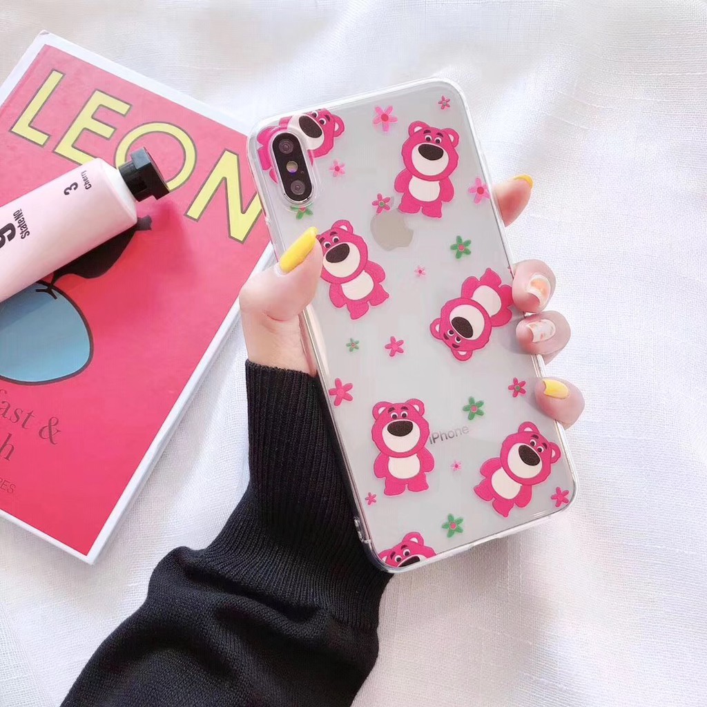 Lotso anticrack printing case iphone samsung grand prime a20 oppo a7 f5 f7 f9 a3s vivo y91 y93 y95 v15 pro