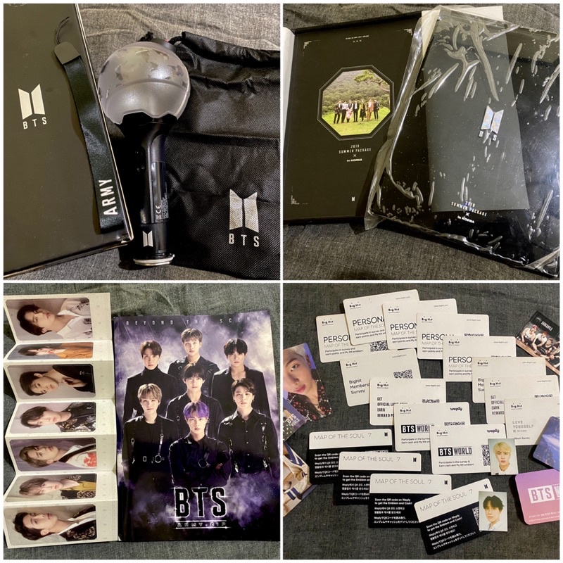 SOLD - Merchandise BTS Official Lightstick, PC, Card, ARMY KIT
