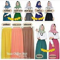 Rok shifon Pj 100cm
