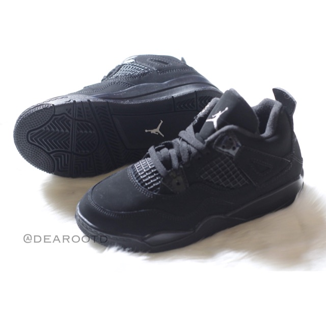 SEPATU ANAK ORIGINAL SEPATU BASKET ANAK ORIGINAL AIR JORDAN 4 BLACK CAT