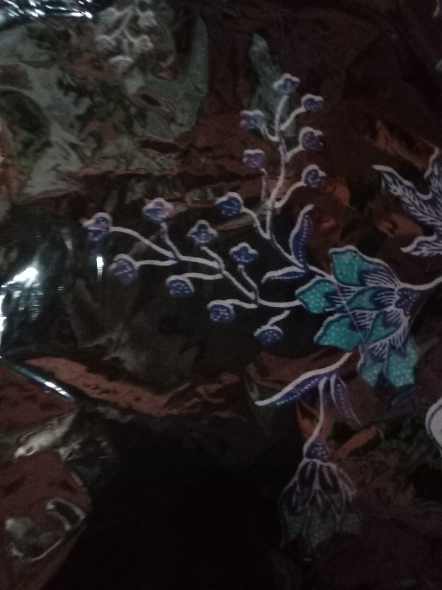 Batik Couple Keluarga Gamis Anak Gamis Batik Super Jumbo Cibulan Biru