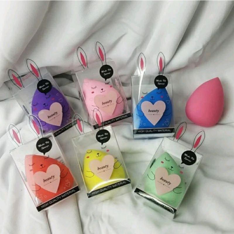 BEAUTY BLENDER TELUR - SPONGE MAKE UP TELUR - EGG SPONGE - SPONS FOUNDATION