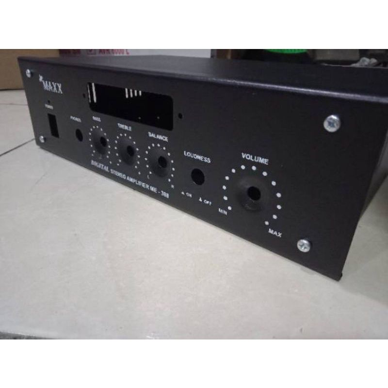 Box Ampli Maxx Box Mp3 plat Besi+Lubang tone control