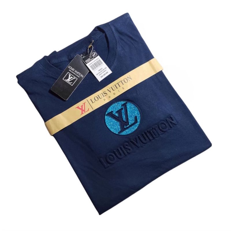 KAOS L01S VUITTON EMBOS / TIMBUL ORIGINAL PREMIUM HIGH QUALITY BAJU KAOS DISTRO PRIA LENGAN PENDEK