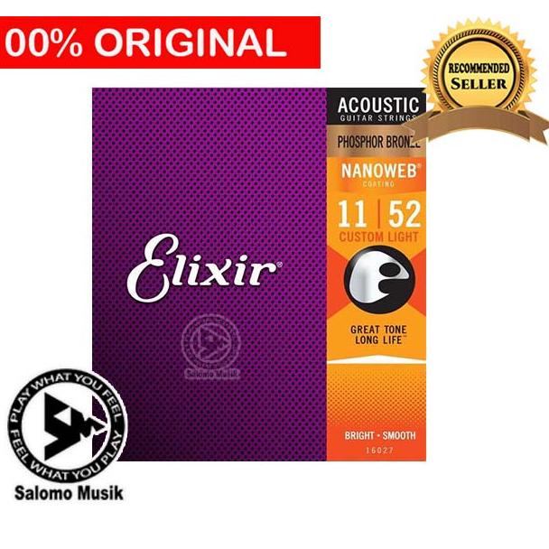 Senar Gitar Akustik Original Elixir 16027