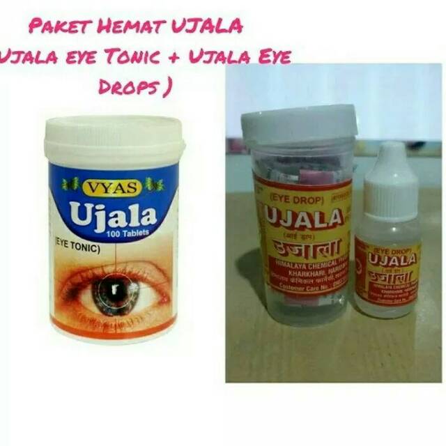 Paket ujala eye tonic + ujala eye drop