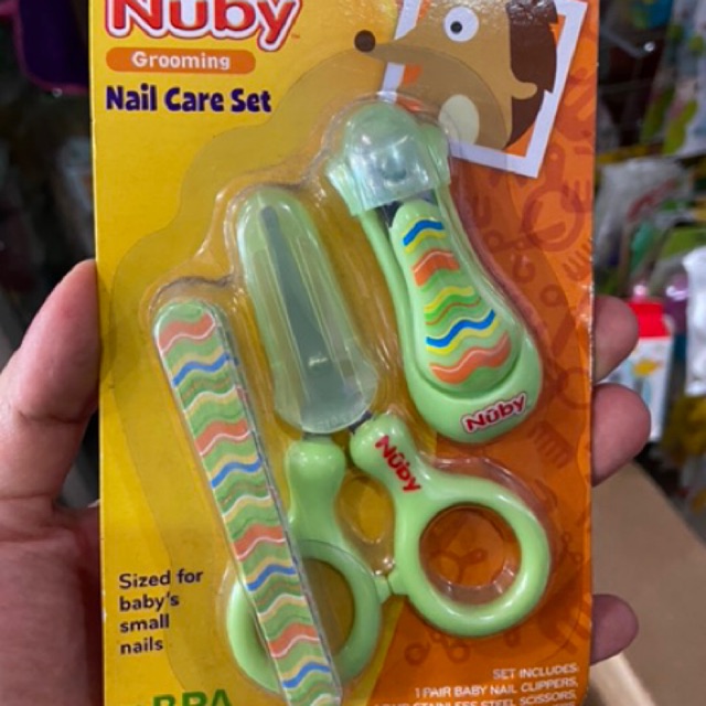 Nuby grooming nail care set