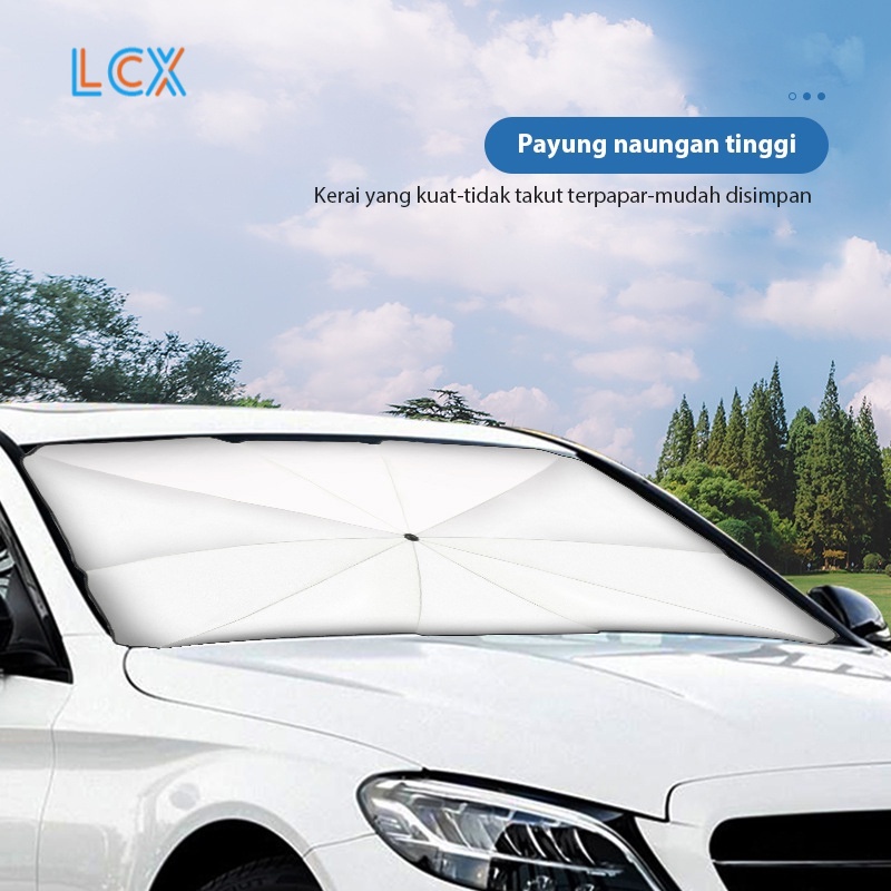 LCX Sunshade Tirai Magnet Mobil Premium 4 Sisi Jendela Sinar Matahari Pelindung Anti Panas Kaca