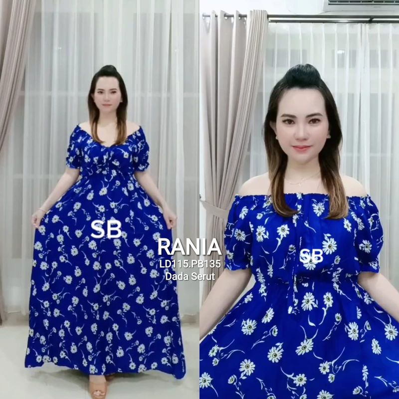 dress bali serut  dada Kasandra long RANIA _ dress sabrina