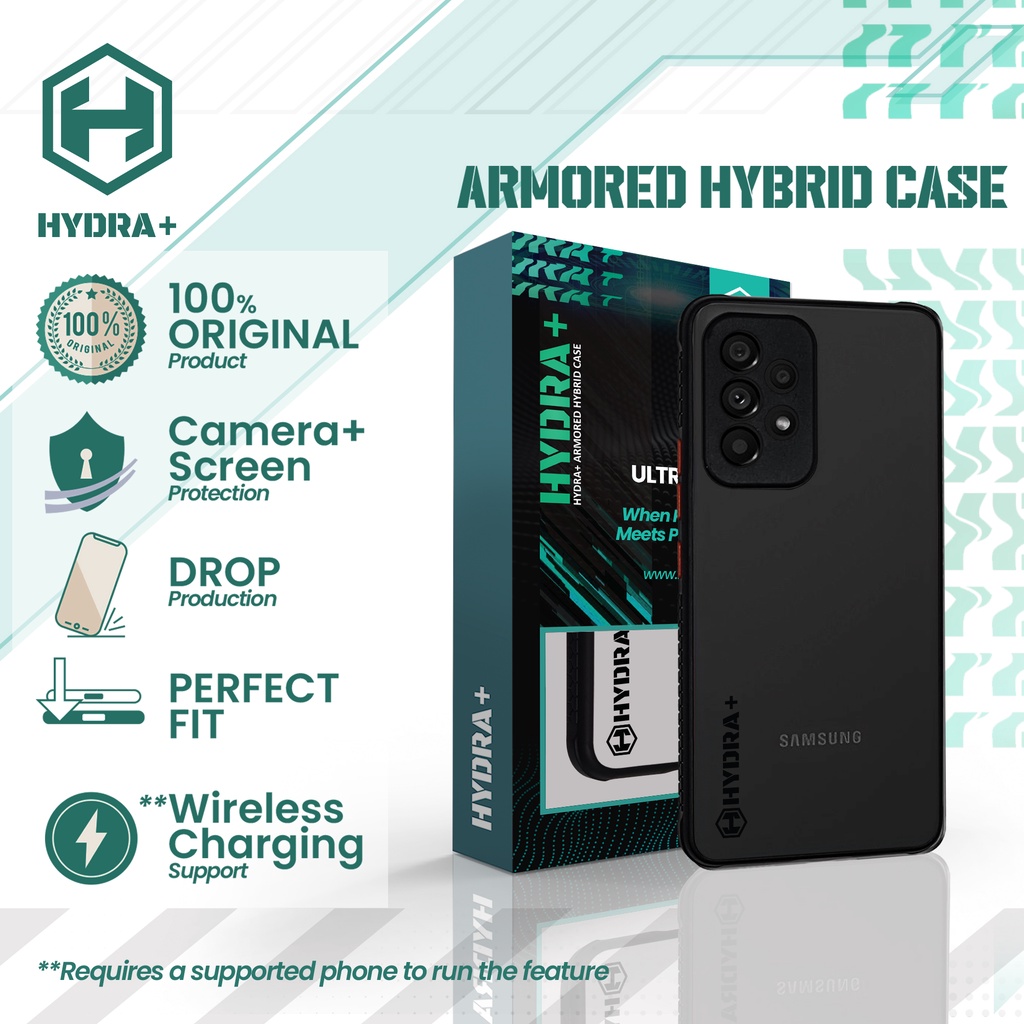 Samsung A53 Armored Clear Hybrid Case - Casing Hardcase Soft