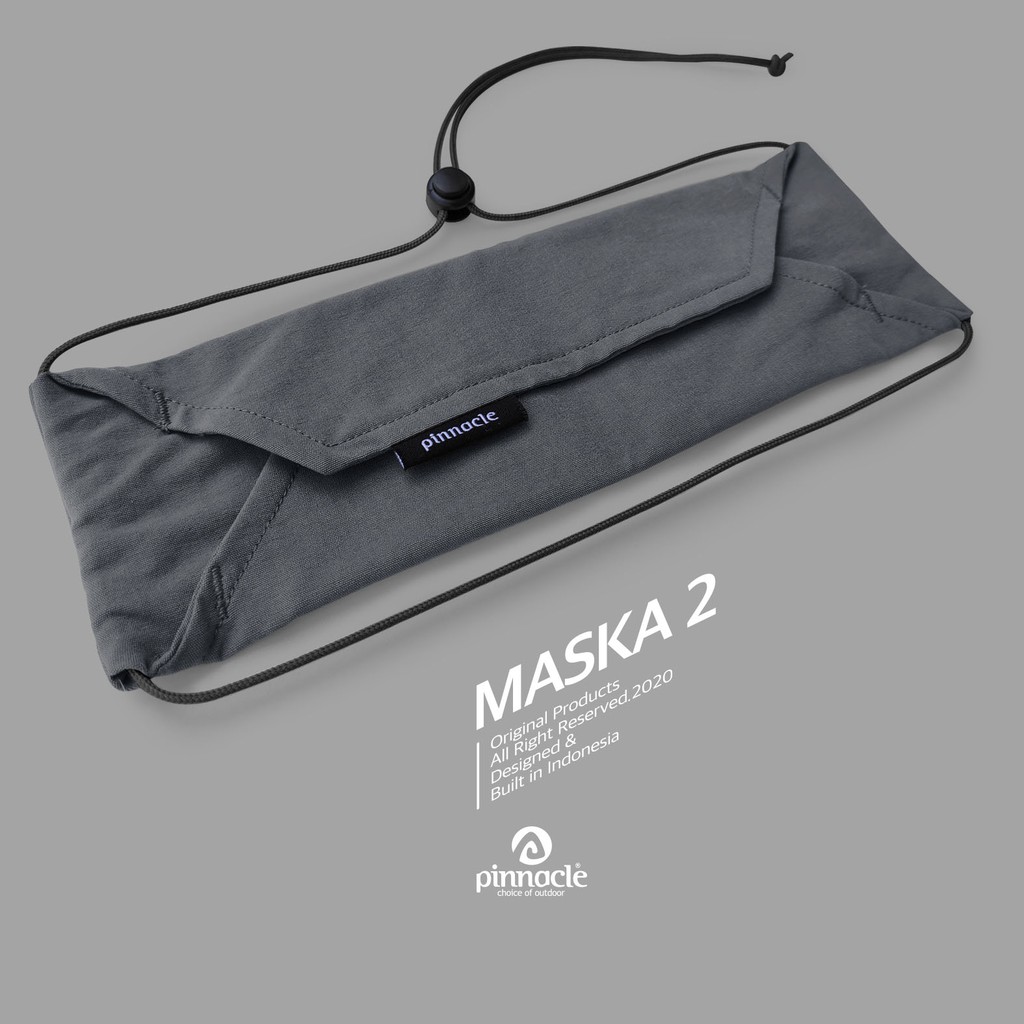 Pinnacle MASKA 2 Dark Grey - Masker Non Medis