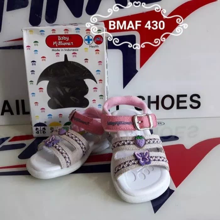 baby millioner girl / prewalker sepatu bayi anak cewek / sandal gunung