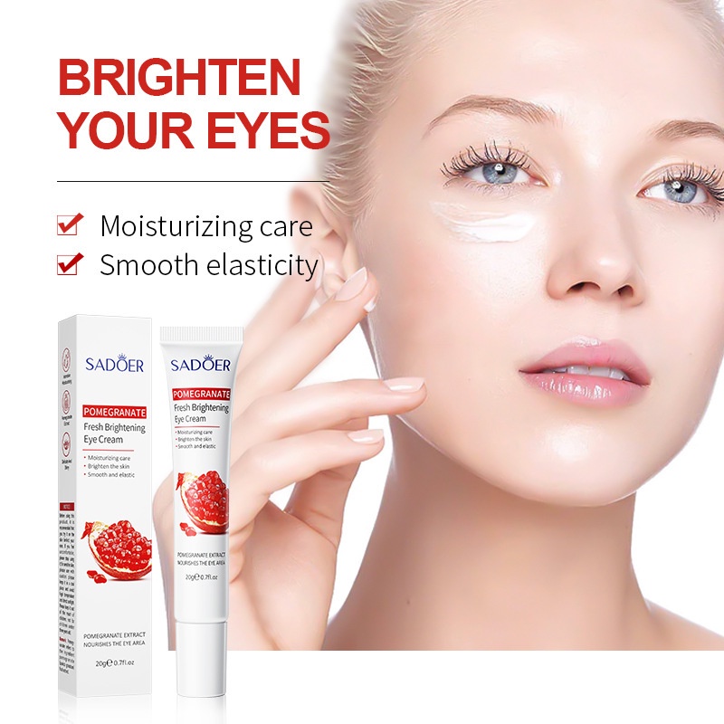 Anti Dark Circle Eye Cream Skin Care Peptide Eye Bags Anti Wrinkle Hyaluronic Acid Cream Roller Massager Beauty Health