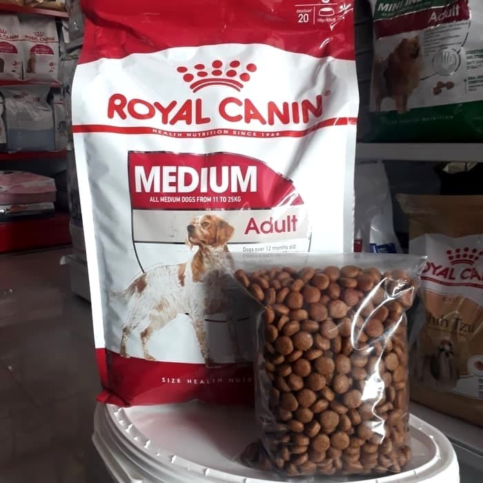 royal canin medium adult kemasan 1000gram rc medium adult dog