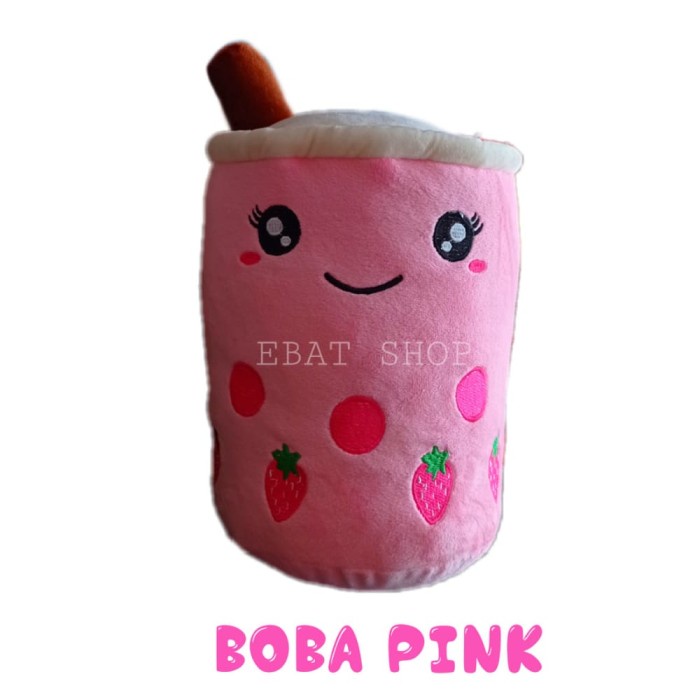 Boneka Boba milk tea/boneka boba milkte jumbo TERMURAH 