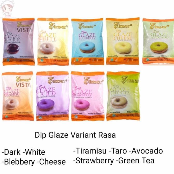 

Elmer Dip Glaze 200gram /Toping Donat /Glaze donat TERLARIS TERPERCAYA ORIGINAL