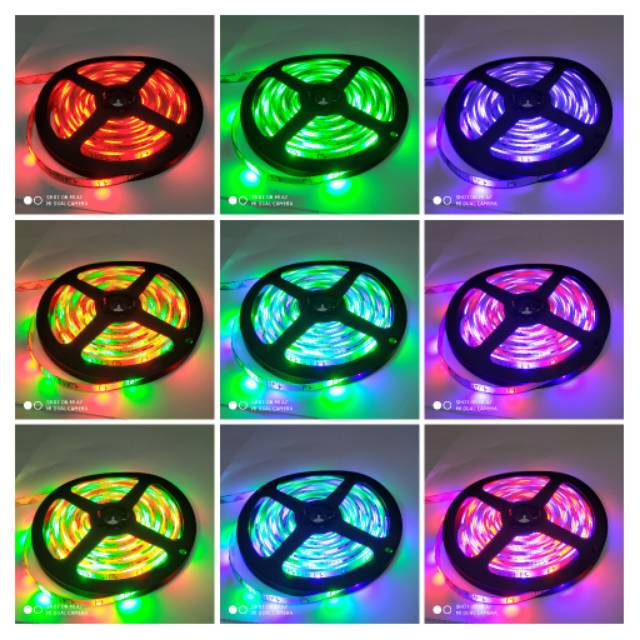 LED STRIP RGB 5 METER DENGAN REMOT KONTROL LAMPU HIAS WARNA WARNI