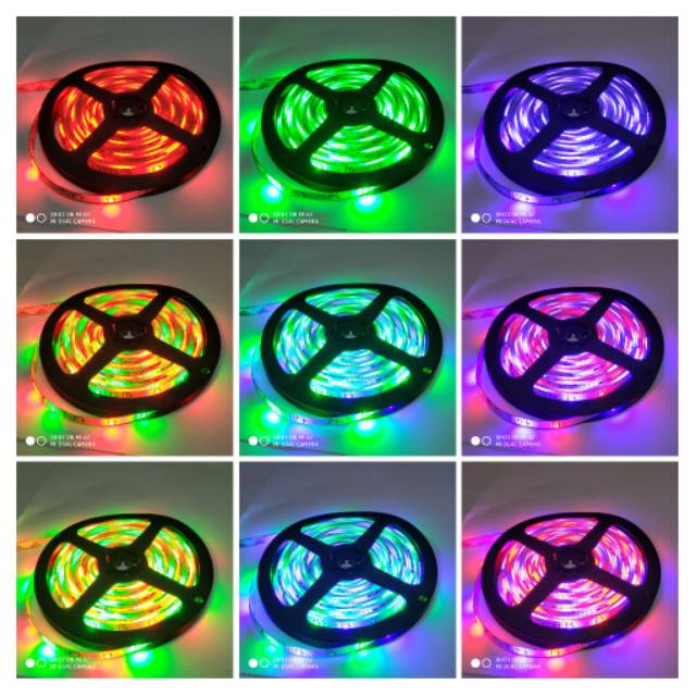 LED STRIP RGB 5 METER DENGAN REMOT KONTROL LAMPU HIAS WARNA WARNI