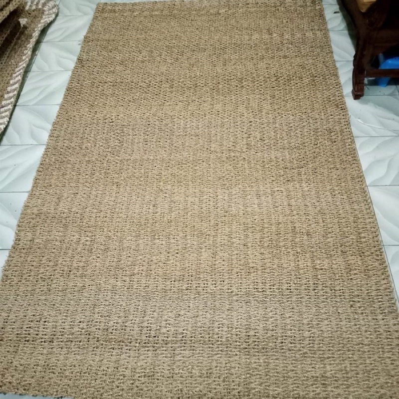 Tikar kotak Full Natural seagrass 180x80cm