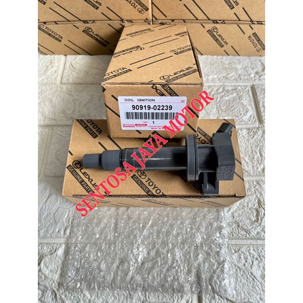 Ignition Coil Koil Kuil Busi Corolla Altis Lama Wish 1ZZ 1.6CC 2001-2003 Denso Japan 90919-02234