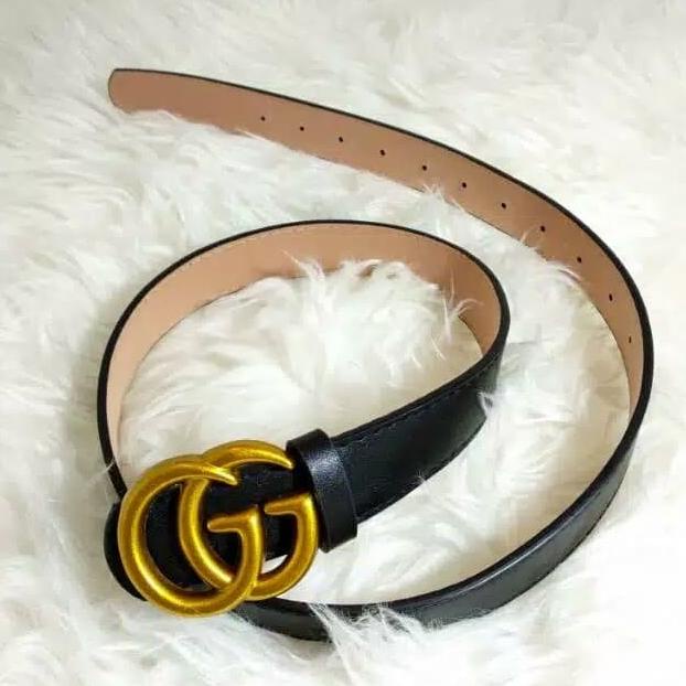 tali pinggang/sabuk/gesper/belt wanita gucci marmont ukuran S dan M
