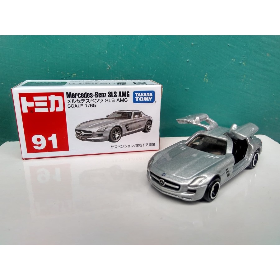 Tomica No 91 Mercedes-Benz SLS AMG Takara Tomy Diecast miniatur mobil Replika Mainan anak harga mura