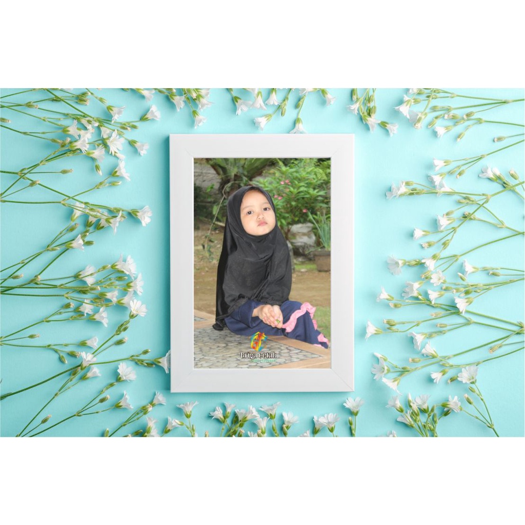 paket frame foto tinggal cantol (foto+frame) 10R