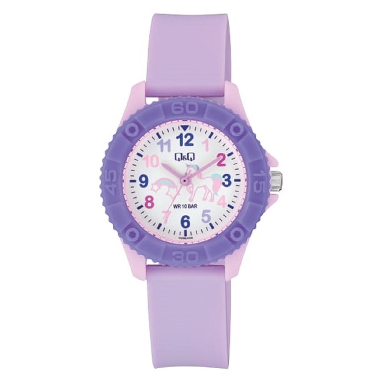 SALE  7.7 Jam Tangan Anak Colorful Casual Rubber Analog Original Q&amp;Q QNQ QQ VQ96 VQ96J Series