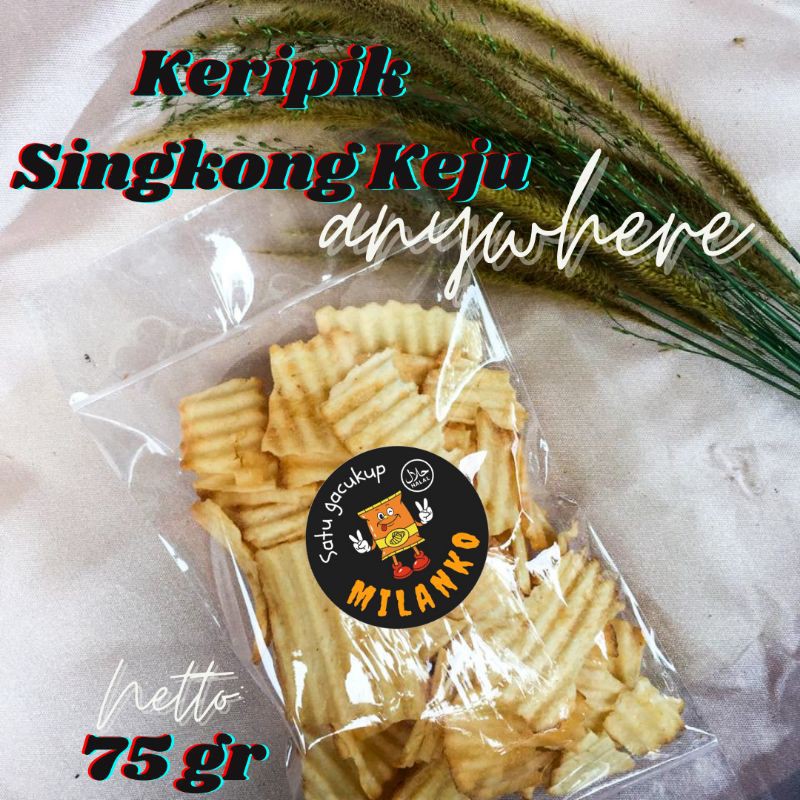 

[Milanko.id] Keripik Singkong Keju | Snack | Cemilan Murah hehe