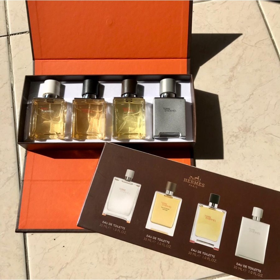 Jual Parfum Pria Terre MINIATUR SET ( ISI 4PC x 30ML) | Shopee Indonesia