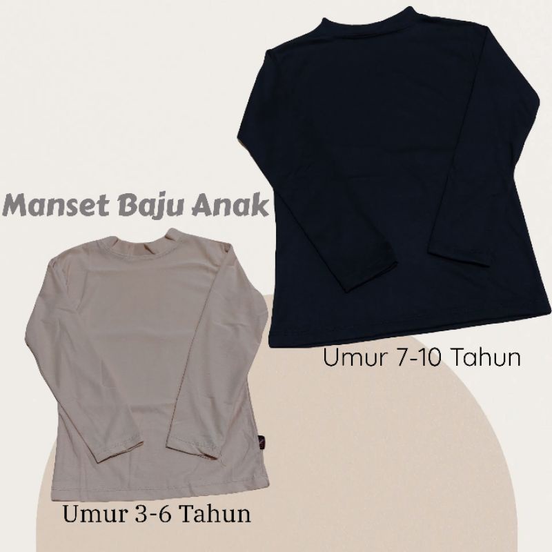 Manset Baju Anak Usia 3-10Tahun|Baju Anak Kaos Premium