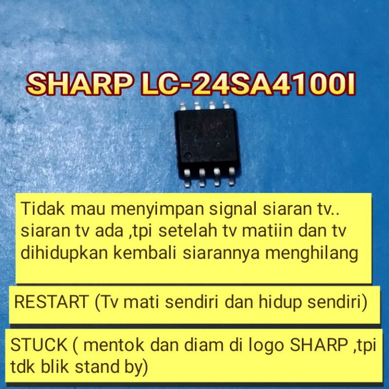 IC eprom memory tv LED Sharp lc-24sa4100i lc-24SA41001