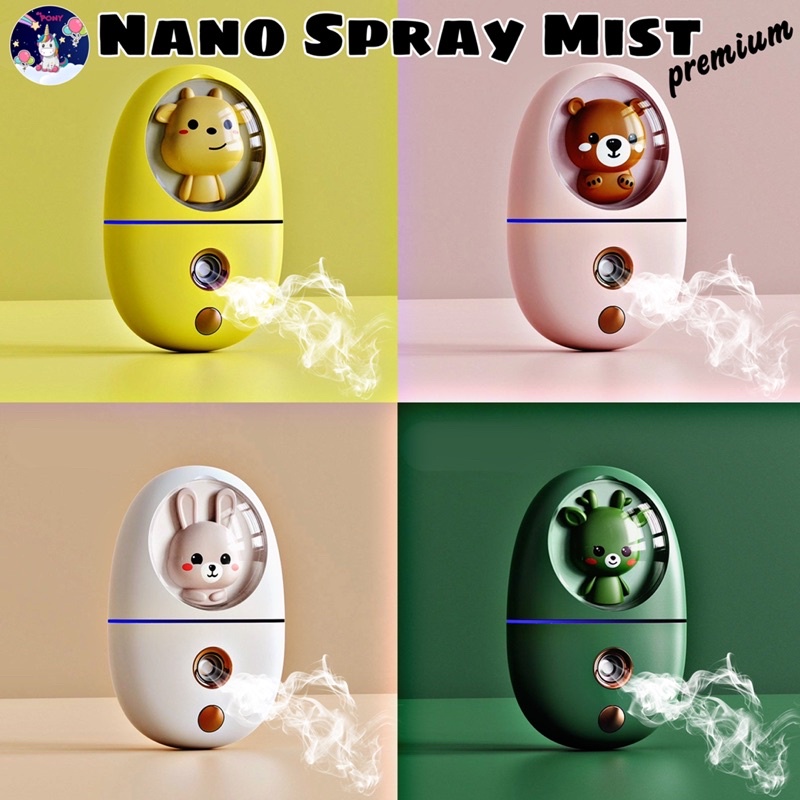 Nano Spray Premium Nano Mist Spray Facial Pelembab Wajah Portabel Mini Humidifier Mini